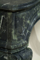 The Fontaine marble mantel surround is a wonderful example of Louis XIV style