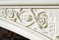 Up close pic of right side floral details