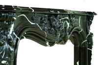 Orleans mantel in black