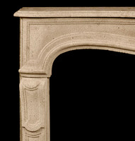 The Provence Louis XV Mantel has a gentle arches