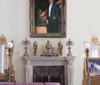 The fine Renaissance Mantel is featured in this home