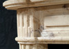The Sophie marble fireplace mantel.