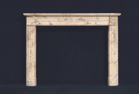 The Sophie marble fireplace mantel.