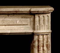 The Sophie marble mantel.