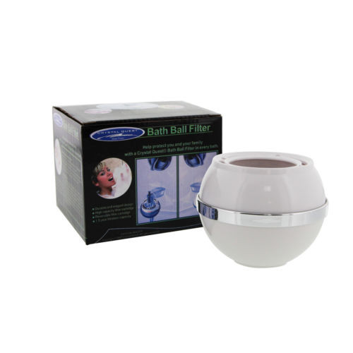Bath Ball in a Box, ready to be attached to your Bath Tub faucet.