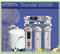 16 Stage Water Filtration:
 
• Stage 1: Water travels through a 5 micron solid carbon cartridge for removing volatile organic carbon compounds (VOC's), insecticides, pesticides and industrial solvents and traps particles larger than 5 micron including sediment, silt, sand and dirt. It also helps to extend the life of the system.

• Stage 2: Water passes through a 0.2 micron Ultrafiltration (UF) membrane. Ultrafiltration (UF) is an important purification technology used for the production of high-purity water. UF is effective for the removal of colloids, proteins, bacteria, viruses, parasites, protozoa and pyrogens (e.g., gram-negative bacterial endotoxins), other organic molecules larger than 0.2 micron, and most other water contaminants known today.
 
• Stage 3: Water flows through pre one - micron filter pads (1 micron equals 1/25,000th of an inch), which remove suspended particles such as silt, sediment, cyst (Giardia, Cryptosporidium), sand, rust, dirt, and other undissolved matter.

• Stage 4: Water passes through granulated activated carbon (GAC). GAC is universally recognized and widely used as an effective adsorbent for a wide variety of organic contaminants, such as chlorine (99.9%), chemicals linked to cancer (THM's, benzene) pesticides, herbicides, insecticides, volatile organic compounds (VOC's),  PCB's, MTBE's and hundreds of other chemical contaminants that may be present in water, bad taste, and odors from your drinking water.  

• Stage 5: Water flows through the ion exchange resin, reducing heavy metals such as lead, copper, aluminum, and water hardness.

• Stages 6 and 7: Water flows through 2 beds of Redox (Oxidation/reduction process) media made of a special high-purity alloy blend of two dissimilar metals - copper and zinc. Representing a new and unique way of water processing medium which by its natural process of electrochemical oxidation/reduction and adsorption action reduces and/or removes many unwanted contaminants from water. It is a major advancement in water treatment technology that works on the electro-chemical and spontaneous-oxidation-reduction (Eagle Redox Alloy®) principles. Chlorine is instantaneously and almost inexhaustibly oxidized.

Iron and hydrogen sulfide are oxidized into insoluble matter and attach to the surface of the media. Heavy metals such as lead, mercury, copper, nickel, chromium, cadmium, aluminum, and other dissolved metals are removed from the water by the natural process of electrochemical process. They are attracted to the surface of the media, much like a magnet. The media inhibits bacterial growth throughout the entire unit.

• Stage 8: Water flows through another one-micron filtration pad for further reduction of undesirable particles. The end result is a great reduction or elimination of a wide variety of contaminants.

• Stage 9: Water passes through a CRYSTAL QUEST®  reverse osmosis membrane, which removes and filters particles as small as 1/10,000 of a micron as most inorganic chemicals (such as salts, metals, minerals) most microorganisms including cryptosporidium and giardia, and most inorganic contaminants.

• Stages 10 and 15: Water flows through another one - micron filter pads (1 micron equals 1/25,000th of an inch), which remove suspended particles such as silt, sediment, cyst (Giardia, Cryptosporidium), sand, rust, dirt, and other undissolved matter.

• Stages 11  and 12: Water flows through another bed of media made of a special high-purity alloy blend of two dissimilar metals - copper and zinc. it is a major advancement in water treatment technology that works on the electro-chemical and spontaneous-oxidation-reduction (Eagle Redox Alloy®) principles. Chlorine is instantaneously and almost inexhaustibly oxidized.

• Stage 13: Water flows through another ion exchange resin, reducing heavy metals such as lead, copper, aluminum, and water hardness.

• Stage 14: Water passes through granulated activated carbon (GAC).  

• Stage 16: Water travels through a 0.2 micron Ultrafiltration (UF) membrane. Ultrafiltration. UF is effective for the removal of colloids, proteins, bacteria, viruses, parasites, protozoa and pyrogens (e.g., gram-negative bacterial endotoxins), other organic molecules larger than .02 micron, and most other water contaminants known today. 