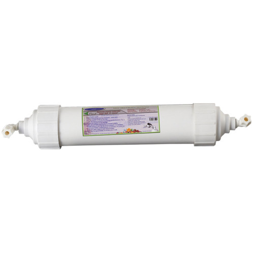  Inline UF Membrane Filter REPLACEMENT Cartridge for Reverse Osmosis. Effectively removes colloids, proteins, bacteria, viruses, parasites, protozoa and pyrogens (e.g., gram-negative bacterial endotoxins), and other organic molecules larger than .01 micron size.