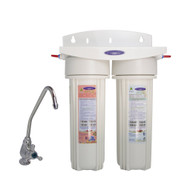 Under Sink Double:  7 Stage Crystal Quest Water Filter System 10K GAL