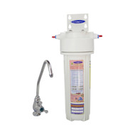 Fluoride Removal plus 6 stages SMART Single filter for under sink application, comes with a Faucet.