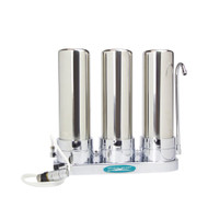 Alkalize & Ionize Counter Top  Plus Fluoride Removal Water Filter System,  with Faucet Kit