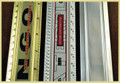 Customised Gold or Silver Coloured Aluminium Rulers with LOGO/Text in Full Colour