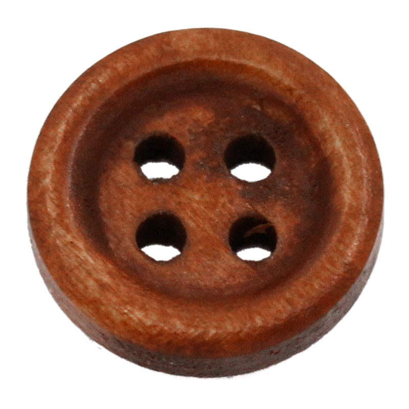 brown button