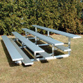 4-Row Low Rise Bleachers w/o rails (15', 21', 27')