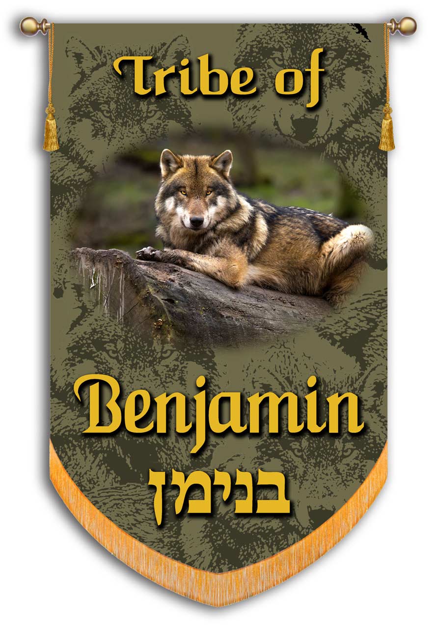 Tribe of Benjamin from Israel Banner