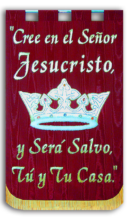 Cree en el Senor Jesucristo - Spanish Church Verse Banner 