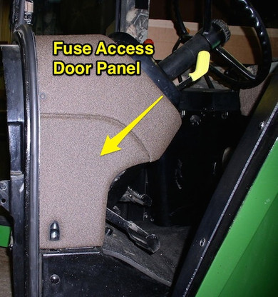 Fuse Access Door Panel - John Deere 4055 4255 4455 4555 ... 4850 john deere fuse box 