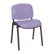 Galaxy Stacking Visitor Seat, No Arms,  Anti-bacterial Vinyl Upholstery - 14 colours (Multibuy from £44.40)