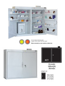 Buy MC9 Outer Medicine Cabinet 91cm(H) x 100cm(W) x 30cm(D) CDC21 Inner Cabinet 30cm(H) x 21cm(W) x 27cm(D) (SUN-MCDC921) sold by eSuppliesMedical.co.uk
