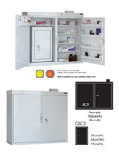 Buy MC9 Outer Medicine Cabinet 91cm(H) x 100cm(W) x 30cm(D) CDC23 Inner Cabinet 55cm(H) x 34cm(W) x 27cm(D) (SUN-MCDC923) sold by eSuppliesMedical.co.uk