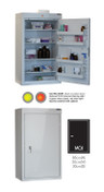Buy Medicine Cabinet - 4 Shelves & 4 Door Trays, 1 Door - 85cm(H) x 50cm(W) x 30cm(D) - No Light (SUN-MC6/NL) sold by eSuppliesMedical.co.uk