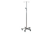 Buy Stainless Steel IV Pole, 2 hooks, Anti-static castors (SUN-IV06) sold by eSuppliesMedical.co.uk