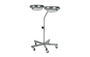 Buy Bowl Stand, Double, Side by Side, Variable Height, Anti-static castors (SUN-TBSV02) sold by eSuppliesMedical.co.uk
