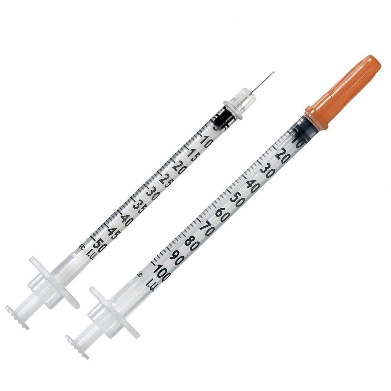Medicine & Health: What are the sizes for insulin syringes?