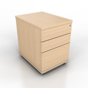 Buy OT Pedestal Tall Mobile 3 Dr Beech (W9961B) sold by eSuppliesMedical.co.uk