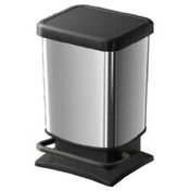 Buy 40 Litre Plastic Chrome Look Pedal Bin (W85080) sold by eSuppliesMedical.co.uk