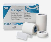 Buy 3M Micropore Surgical Tape, 1.25cm x 9.14m, Pack of 24 Rolls (MM1530-125) sold by eSuppliesMedical.co.uk