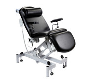 Sunflower Fusion Phlebotomy Chair with Electric Height Adjustment, Gas Assisted Head and Foot Sections

NOTE: The image depicts a chair with electric head adjustment and it is only for representation. The gas assisted head adjustment is very similar.