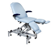 Sunflower Fusion Podiatry Chair with Hydraulic Height Adjustment, Gas Assisted Head and Split Adjustable Length Foot Section