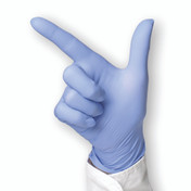 Blue Nitrile Skin2 Examination Gloves, Large, Box of 100