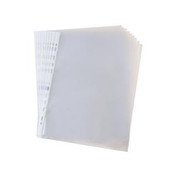 Punched Pockets A4 Clear Pack of 100