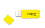 Intergral Neon Usb Flash Drives 2.0 16GB Yellow