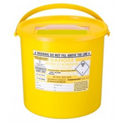 Buy Sharpsguard Sharps Bin, 11.5 litres, Yellow Lid (DNDD476YL) sold by eSuppliesMedical.co.uk