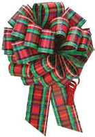 Christmas Plad Pull Bows for stuffing balloon GIAB