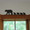 Wildlife Silhouette Family - Bear Family