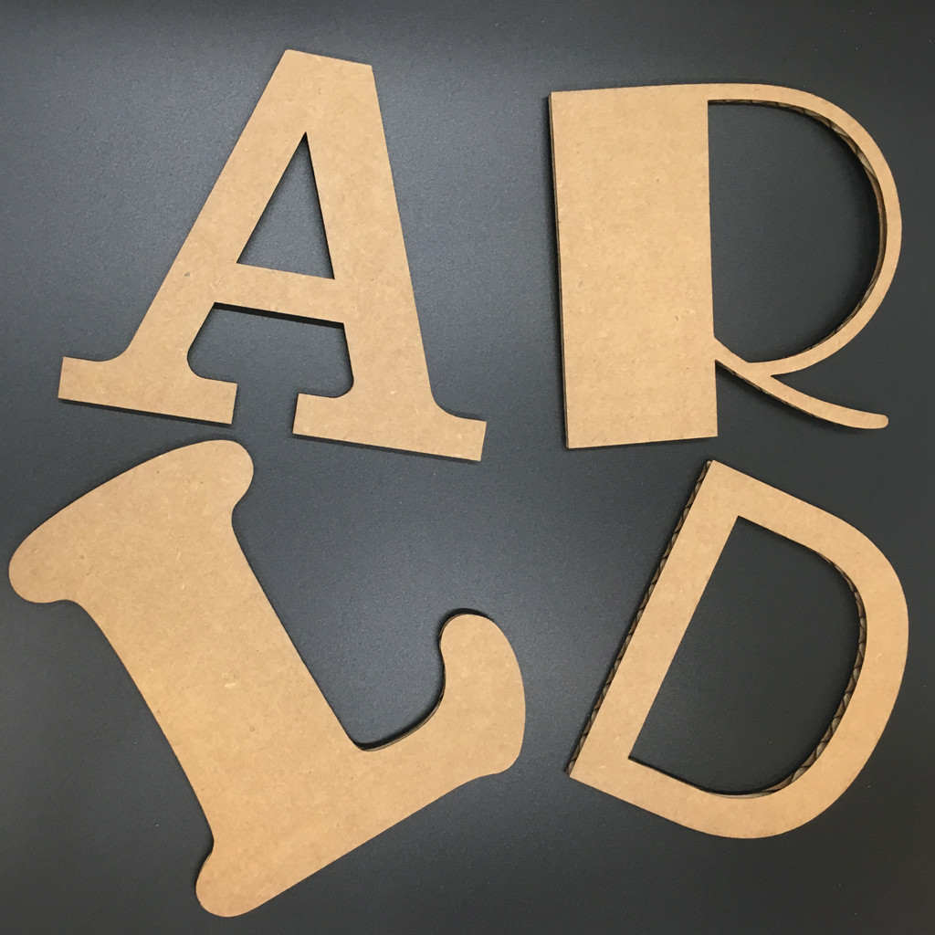 Wooden Letters-1 5/8 Inch - English and Greek Alphabet