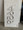 Concrete Tapered Form Numbers Mounted on Mold Substrate