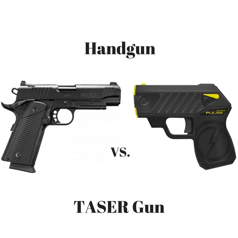 Handgun vs. Taser Gun - Which One is Better for Self ...