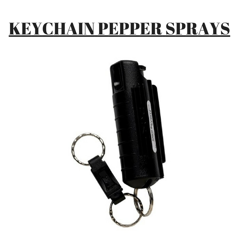 Keychain Pepper Spray Stun & Run Self Defense