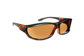 Haven Designer Fitover Sunglasses Hunter in Matte Tortoise & Polarized Amber Lens (LARGE)