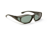 Haven Designer Fitover Sunglasses Biscayne in Black & Polarized Grey Lens (MEDIUM)