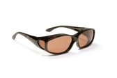 Haven Designer Fitover Sunglasses Biscayne in Tortoise & Polarized Amber Lens (MEDIUM)