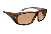 Haven Designer Fitover Sunglasses Breckenridge in Tortoise & Polarized Amber Lens (MEDIUM/LARGE)
