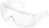 Calabria 1003 Anti Splash Safety Glasses Fitover with UV PROTECTION IN CLEAR