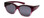 Profile View of Calabria 9016 Medium/Large Polarized Fitover Sunglasses in Purple Wine Fade&Grey