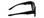 Side View of Calabria 9016 Medium/Large Polarized Fitover Sunglasses Gloss Black & Smoke Grey