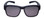 Front View of Calabria 9018 Small Polarized Fitover Sunglasses in Matte Navy Blue & Smoke Grey